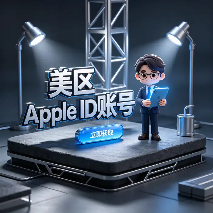 Apple ID 地区账号选择与安全检查清单主题占位图